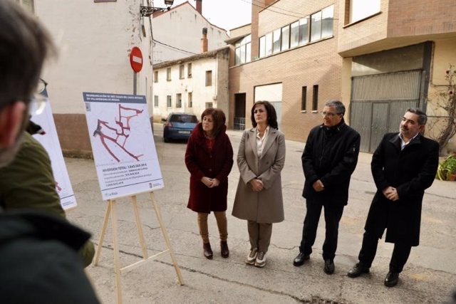 Gobierno regional y Ayuntamiento Villamediana impulsan la reurbanización de diez calles del Casco Antiguo