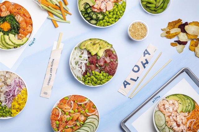 Aloha Poké abrirá en julio en el aeropuerto de Madrid el primer local del poké bowls