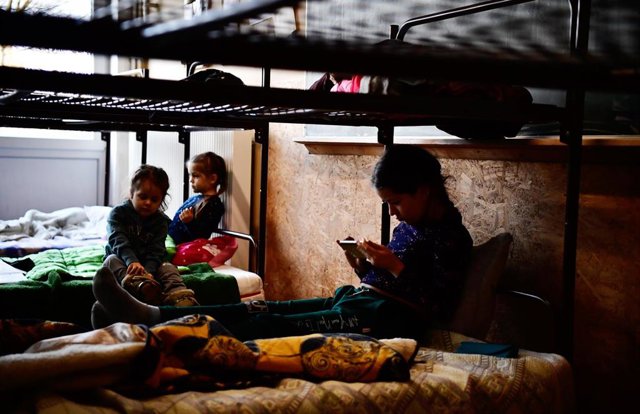 Archivo - Refugiados ucranianos en Hungría en marzo de 2022