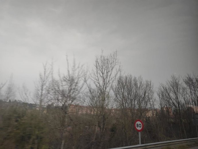 Carretera entre Oviedo y Siero