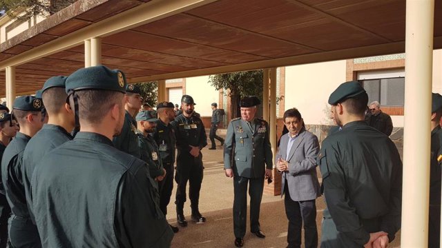 Visita de Reyes a la Academia de la Guardia Civil