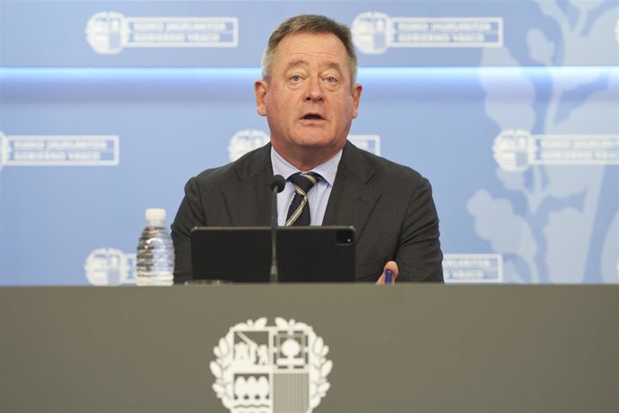 Archivo - El portavoz del Gobierno Vasco, Bingen Zupiria