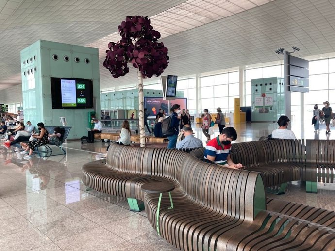 Archivo - Aena pone en marcha un proyecto piloto de mobiliario sostenible en el Aeropuerto de Barcelona
