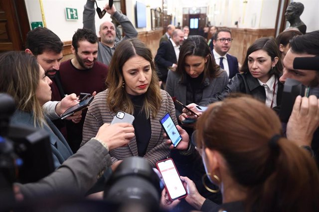 La ministra de Igualdad, Irene Montero