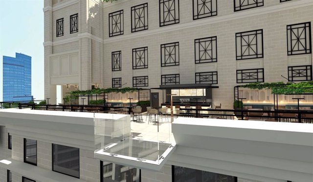 El Riu Plaza Chicago tendrá un balcón de cristal suspendido a 88 metros de altura