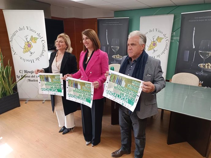 Presentación del V Encuentro Vitivinícola de La Palma del Condado (Huelva).