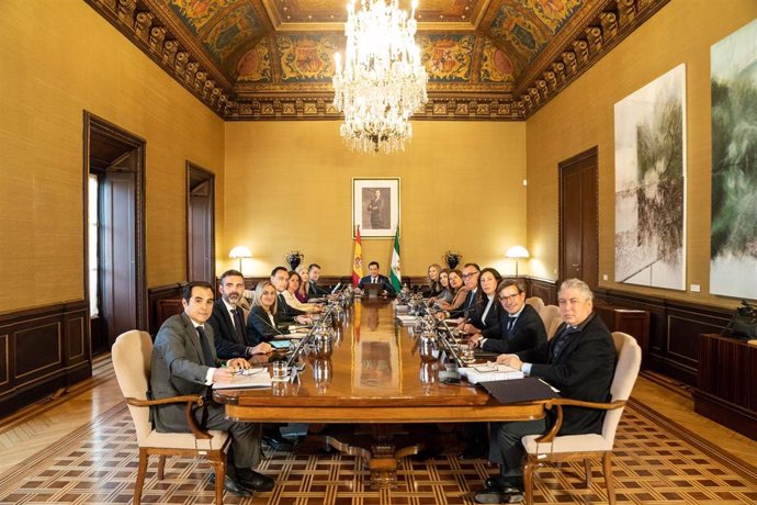 Reunión del Consejo de Gobierno andaluz presidido por Juanma Moreno (Foto de archivo).