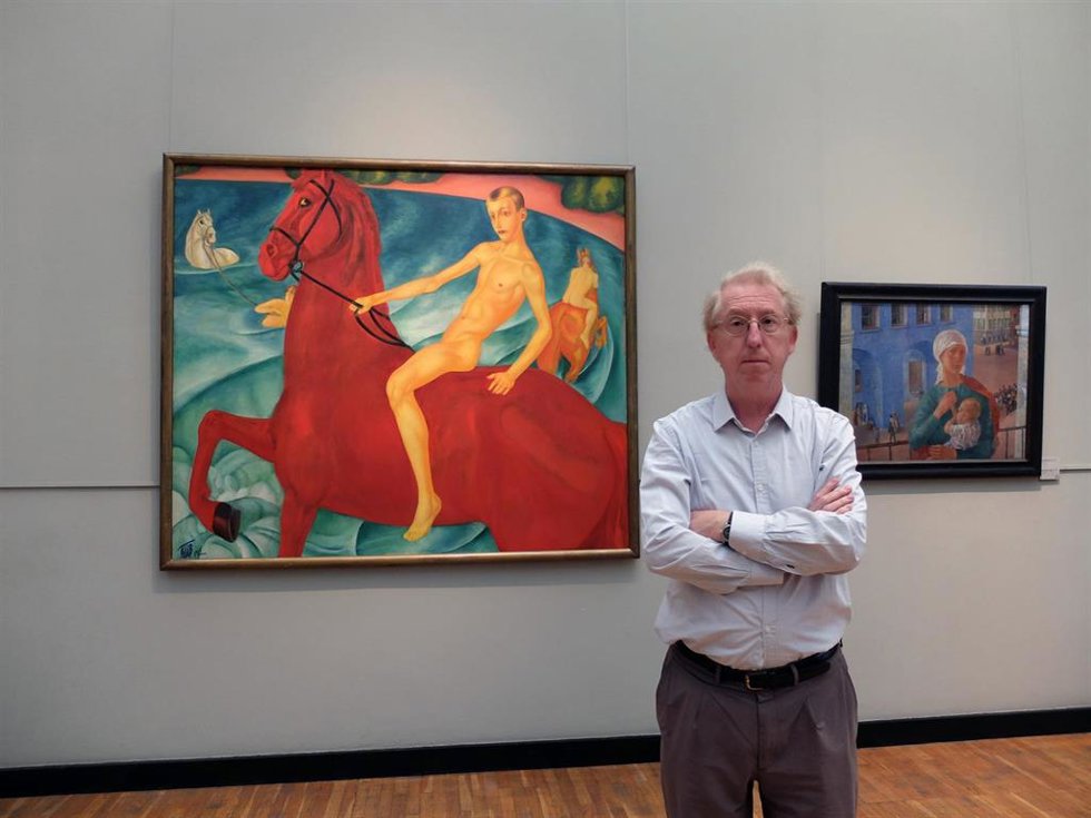 El autor de la obra, Lucas Lorduy