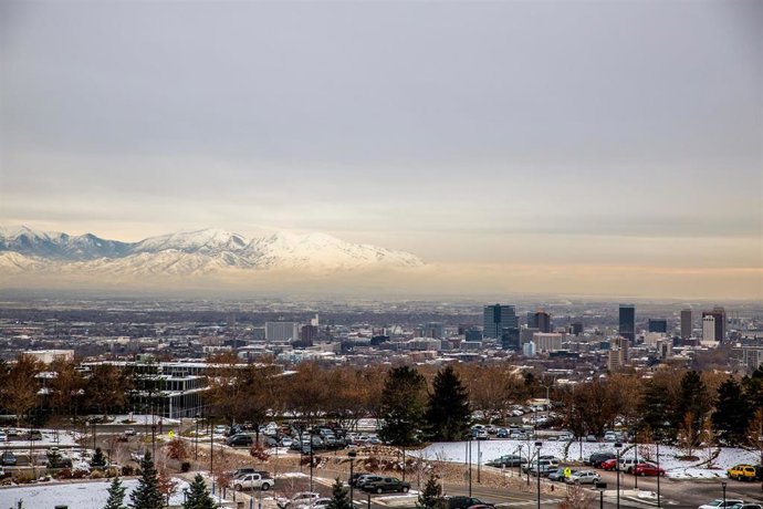 Archivo - Vista general de la ciudad de Salt Lake City, sede de la Iglesia de Jesucristo de los Santos de los Últimos Días.