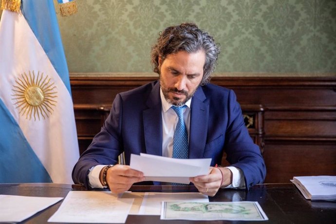 Archivo - El ministro de Exteriores de Argentina, Santiago Cafiero