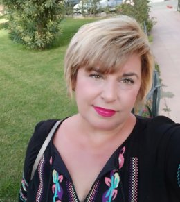 La candidata de IU a la Alcaldía de Bélmez, Aurora Rubio.