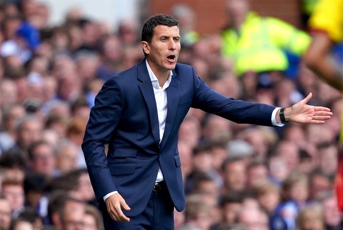 Archivo - 17 August 2019, England, Liverpool: Watford's manager Javi Gracia gestures on the touchline during the English Premier League soccer match between Everton and Watford at Goodison Park. Photo: Ian Hodgson/PA Wire/dpa