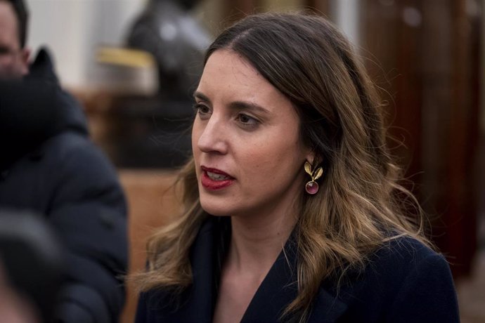 La ministra de Igualdad, Irene Montero