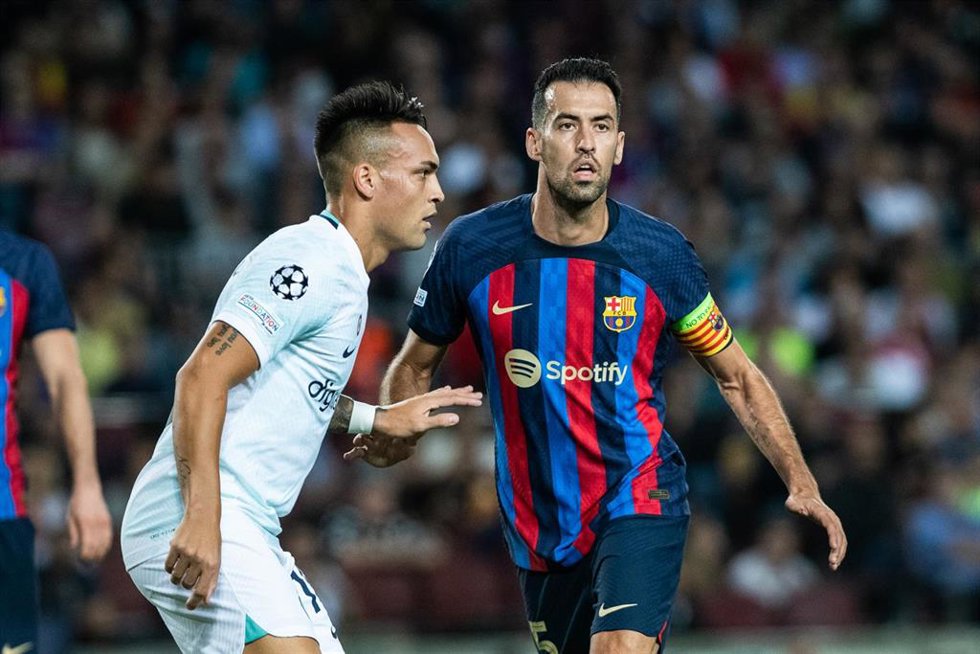 Archivo - Sergio Busquets durante un partido del FC Barcelona