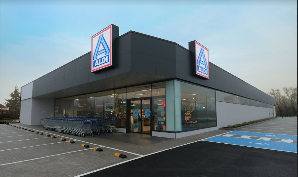 Archivo - Supermercado ALDI en Siero.
