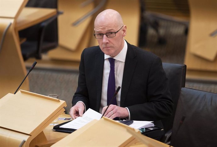 Archivo - El viceprimer ministro de Escocia, John Swinney.