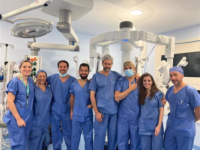 Profesionales de la Unidad de Otorrinolaringología del Hospital Universitario Reina Sofía de Córdoba.