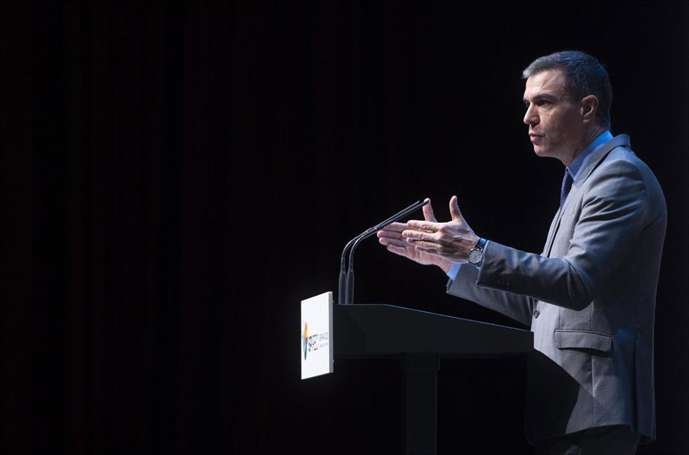El presidente del Gobierno, Pedro Sánchez