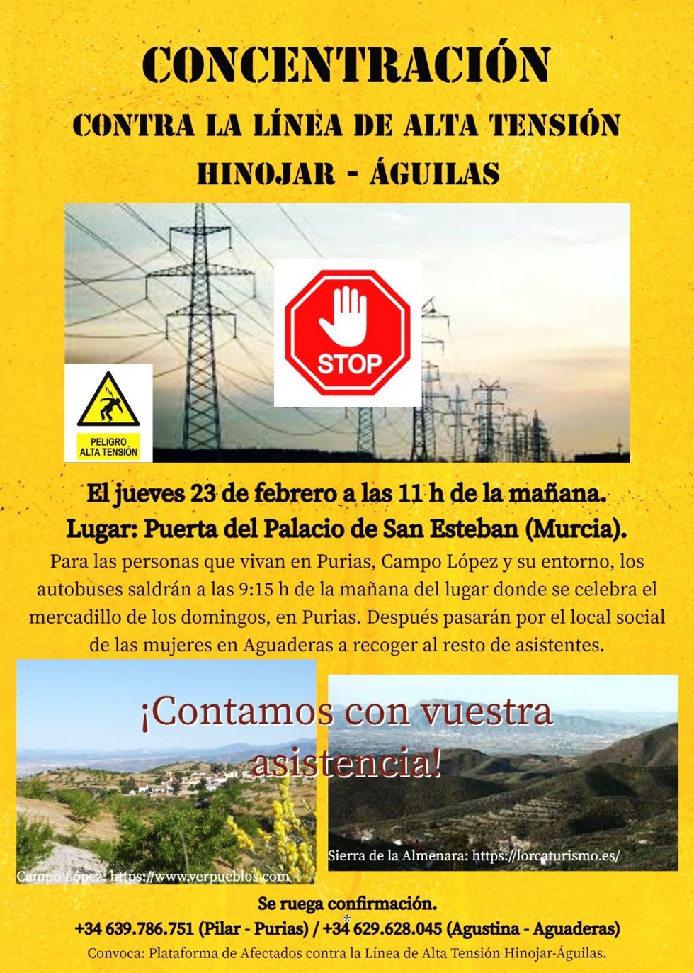 Cartel de la concentración