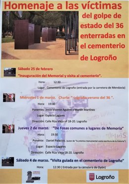 Logroño inaugurará este sábado en el cementerio municipal el Memorial a las víctimas del golpe del 36
