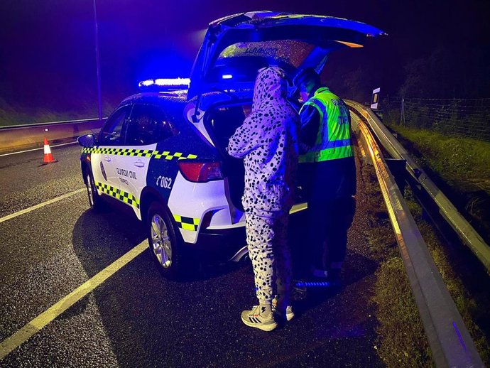 Control de alcoholemia en carnaval en la provincia de Ourense