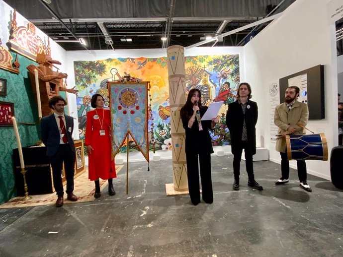 Inauguración de 'Valle imaginario' en ARCOMadrid 2023.