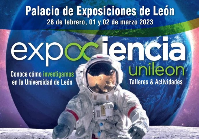 Cartel de la celebración de la cuarta edición de 'Expociencia Unileón'.