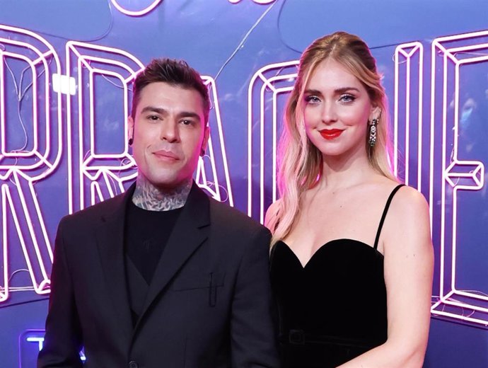 Archivo - Chiara Ferragni y Fedez durante la presentación de la serie que protagonizan, The Ferragnez