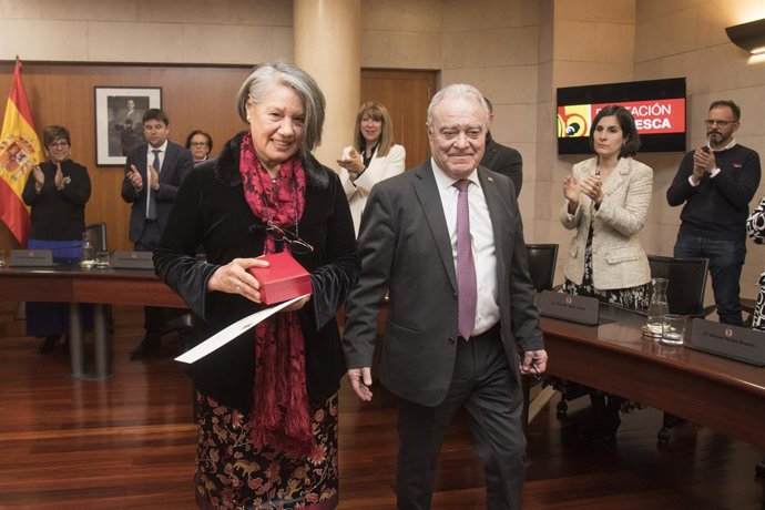 La Fundación Historia Natural Félix de Azara de Argentina recibe la Medalla de Oro de la provincia de Huesca.