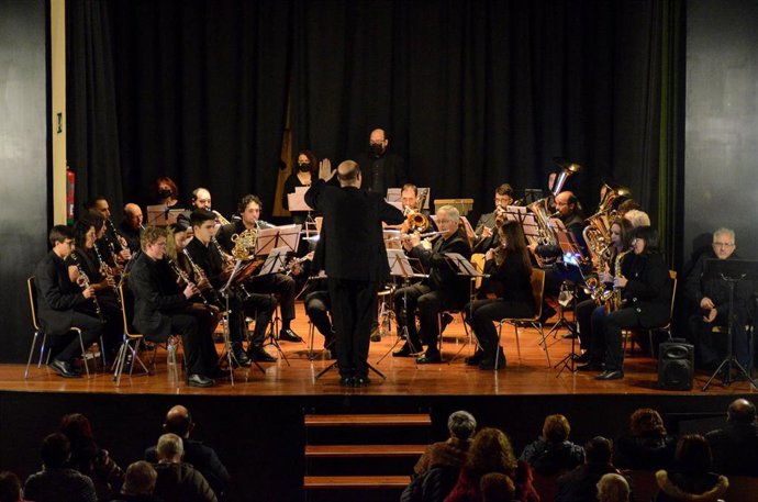 Archivo - La banda 'Tomás Bretón' de Salamanca celebra su X Aniversario este sábado con un concierto solidario.