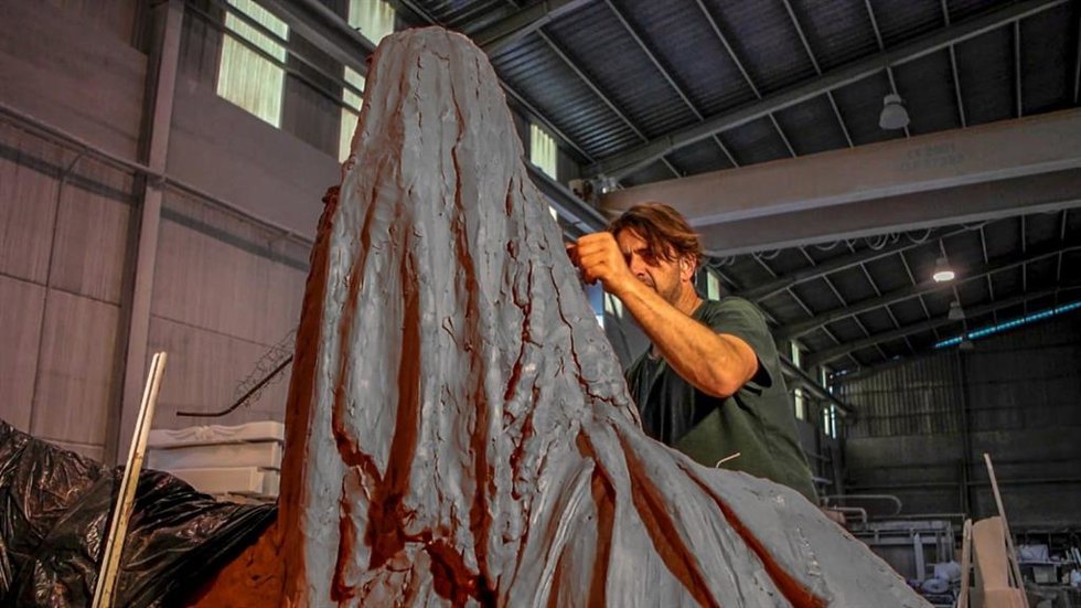 Escultura de la 'Novia de Serón'.