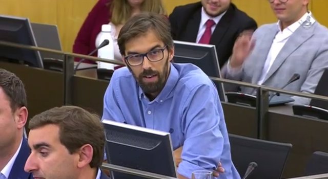 José Luis Bueno en el Congreso de los Diputados.