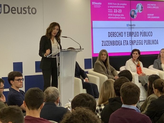 La consejera de Gobernanza Pública y Autogobierno, Olatz Garamendi