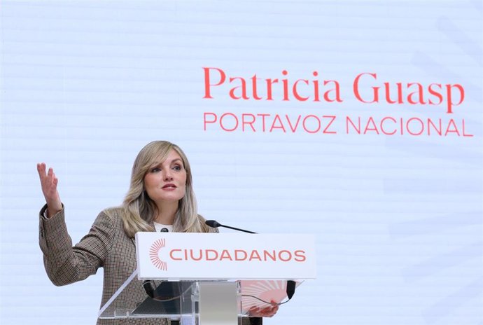 La portavoz nacional de Ciudadanos, Patricia Guasp.