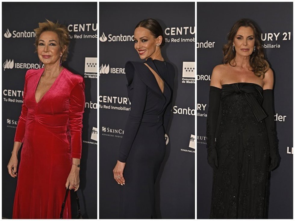 Ana Rosa Quintana, Eva González y Mar Flores en la gala Top 100 Mujeres Líderes en España