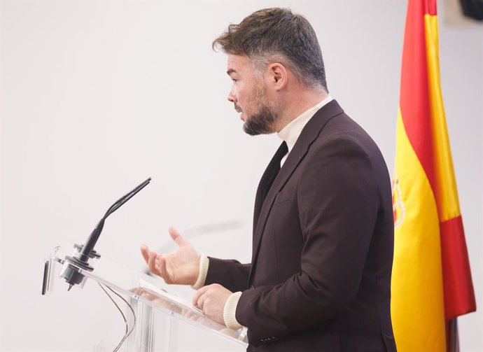 El portaveu d'ERC al Congrés, Gabriel Rufián