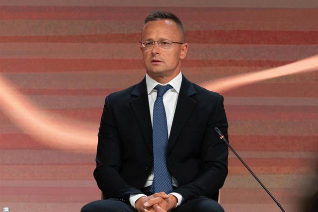 Archivo - El ministro de Exteriores de Hungría, Peter Szijjarto.