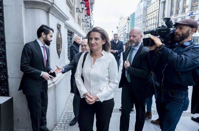 La viceprtesidenta tercera y ministra para la Transición Ecológica y el Reto Demográfico, Teresa Ribera