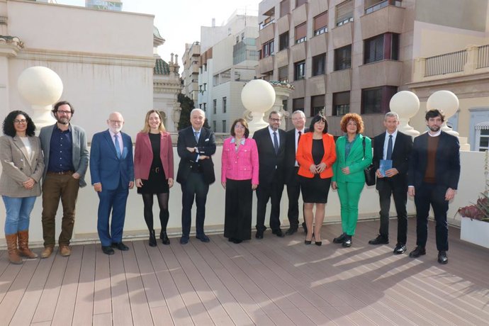 Visita de parlamentarios europeos a la Universidad de Alicante.