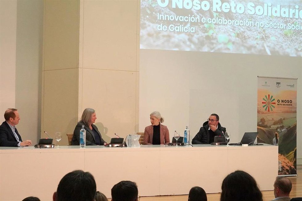 La Fundación Roberto Rivas, en colaboración con la Fundación Botín y la Fundación Amicos presentan la iniciativa 'O Noso Reto Solidario' en Cidade da Cultura, Santiago.