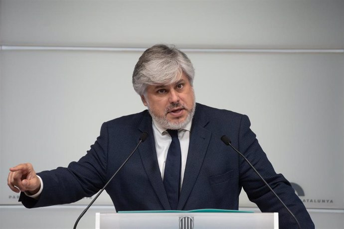 Archivo - El presidente de Junts en el Parlament, Albert Batet, en una foto de archivo.