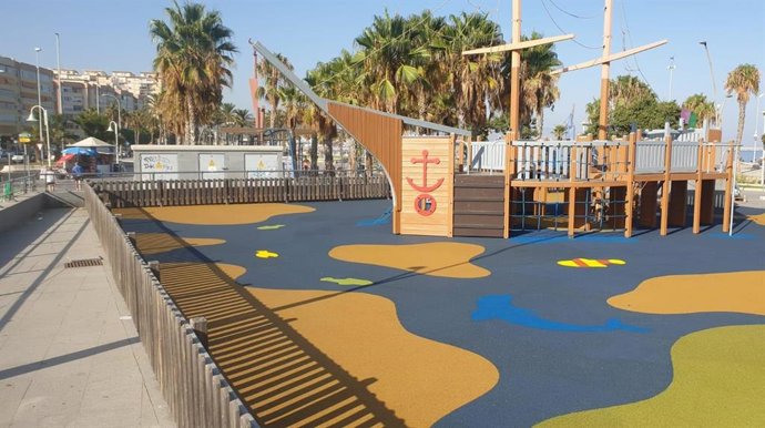 Archivo - Parque infantil en Málaga en una imagen de archivo 