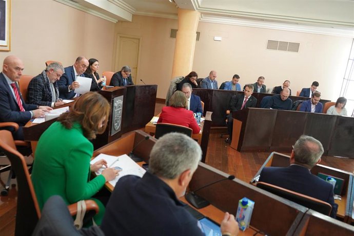 Pleno de la Diputación de Segovia.