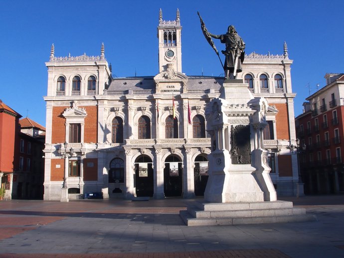 La plaza Mayor de Valladolid