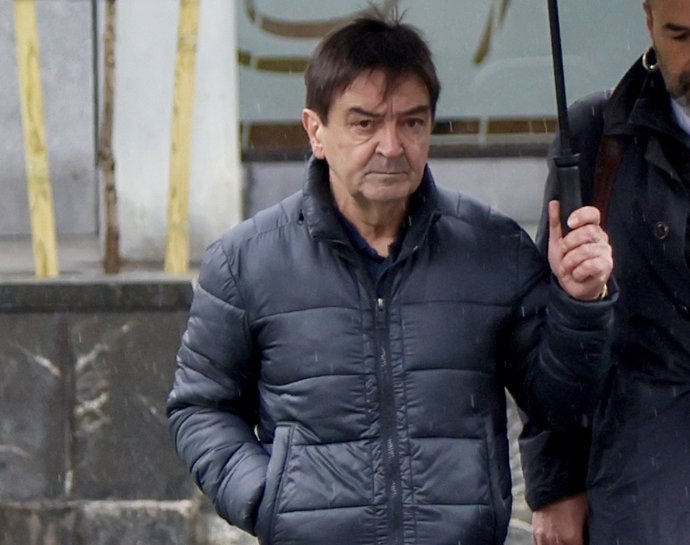 El exjefe de ETA, Iñaki Gracia Arregi Iñaki de Rentería, acude a los juzgados por su implicación en el secuestro y asesinato de Miguel Ángel Blanco en 1997, a 23 de febrero de 2023, en San Sebastián