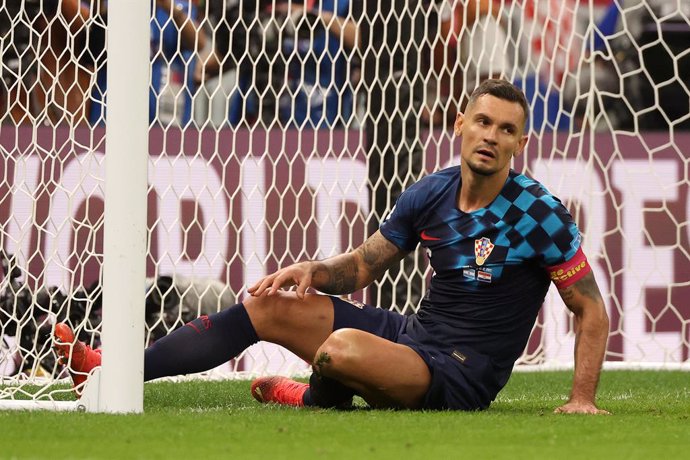 Archivo - Dejan Lovren of Croatia during the FIFA World Cup 2022, Semi-final football match between Argentina and Croatia on December 13, 2022 at Lusail Stadium in Al Daayen, Qatar - Photo Jean Catuffe / DPPI