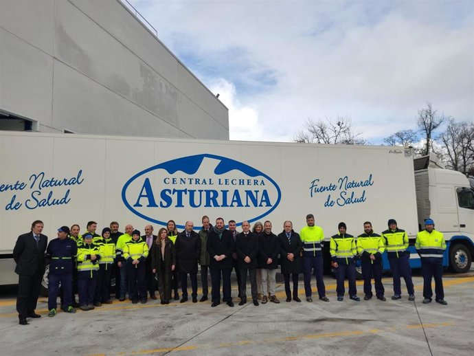 Inauguración nuevo almacen de frío de Central Lechera Asturiana.