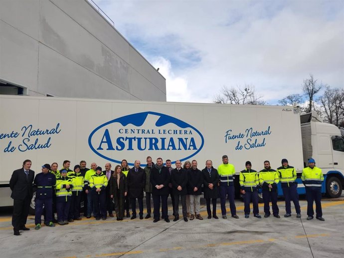 Inauguración nuevo almacen de frío de Central Lechera Asturiana.