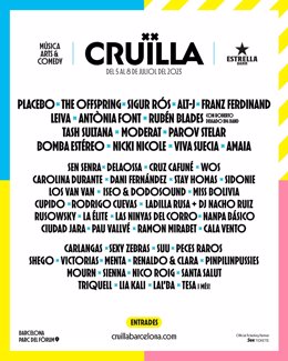 Cartell del Festival Crulla de Barcelona