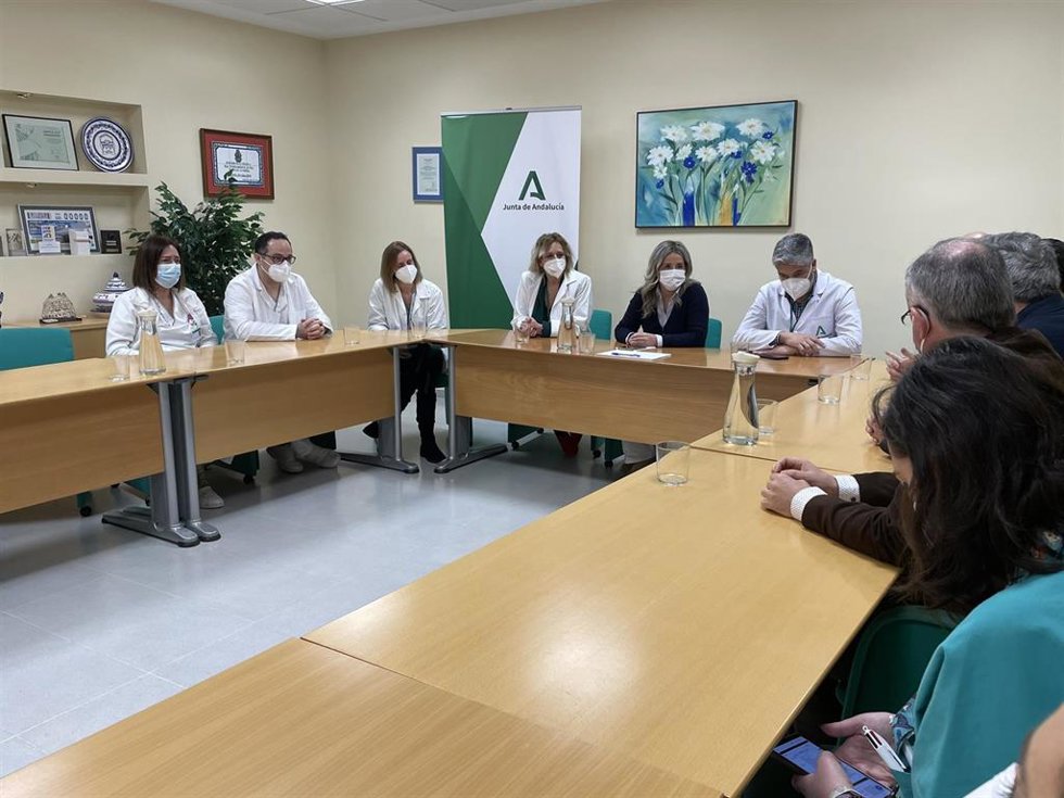 Reunión con el equipo directivo del Hospital de Andújar